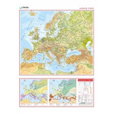 Avrupa  Fiziki  Haritası (70x100 cm.)
