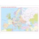 Avrupa  Siyasi Haritası (70x100 cm.)