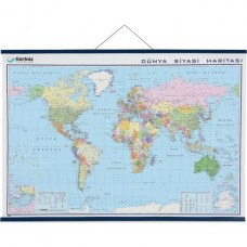 Dünya  Siyasi  Haritası (70x100 cm.)