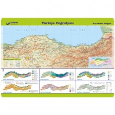 Türkiye  Karadeniz  Bölgesi  Haritası (70x100 cm.)