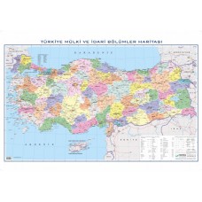 Türkiye  Akdeniz  Bölgesi  Haritası (70x100 cm.)