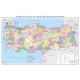 Türkiye  Akdeniz  Bölgesi  Haritası (70x100 cm.)
