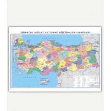 Türkiye  Siyasi  Haritası  (100x140 cm.)